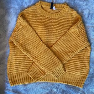 Cozy mustard sweater